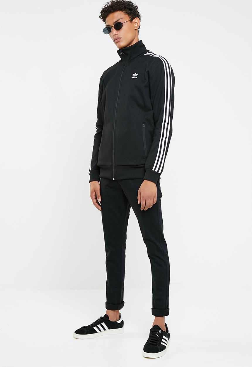 adidas Originals - Beckenbauer tracksuit top - black & white