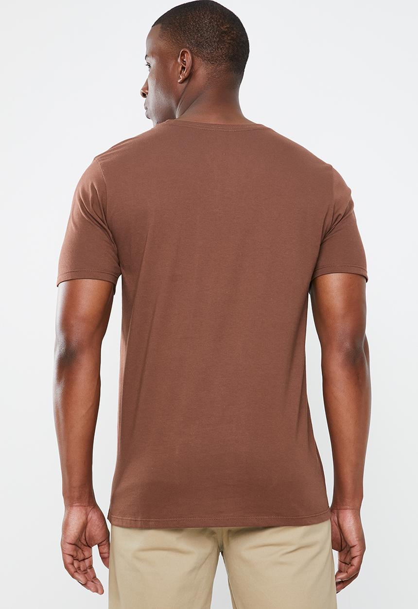 Hurley - Oao solid tee - brown