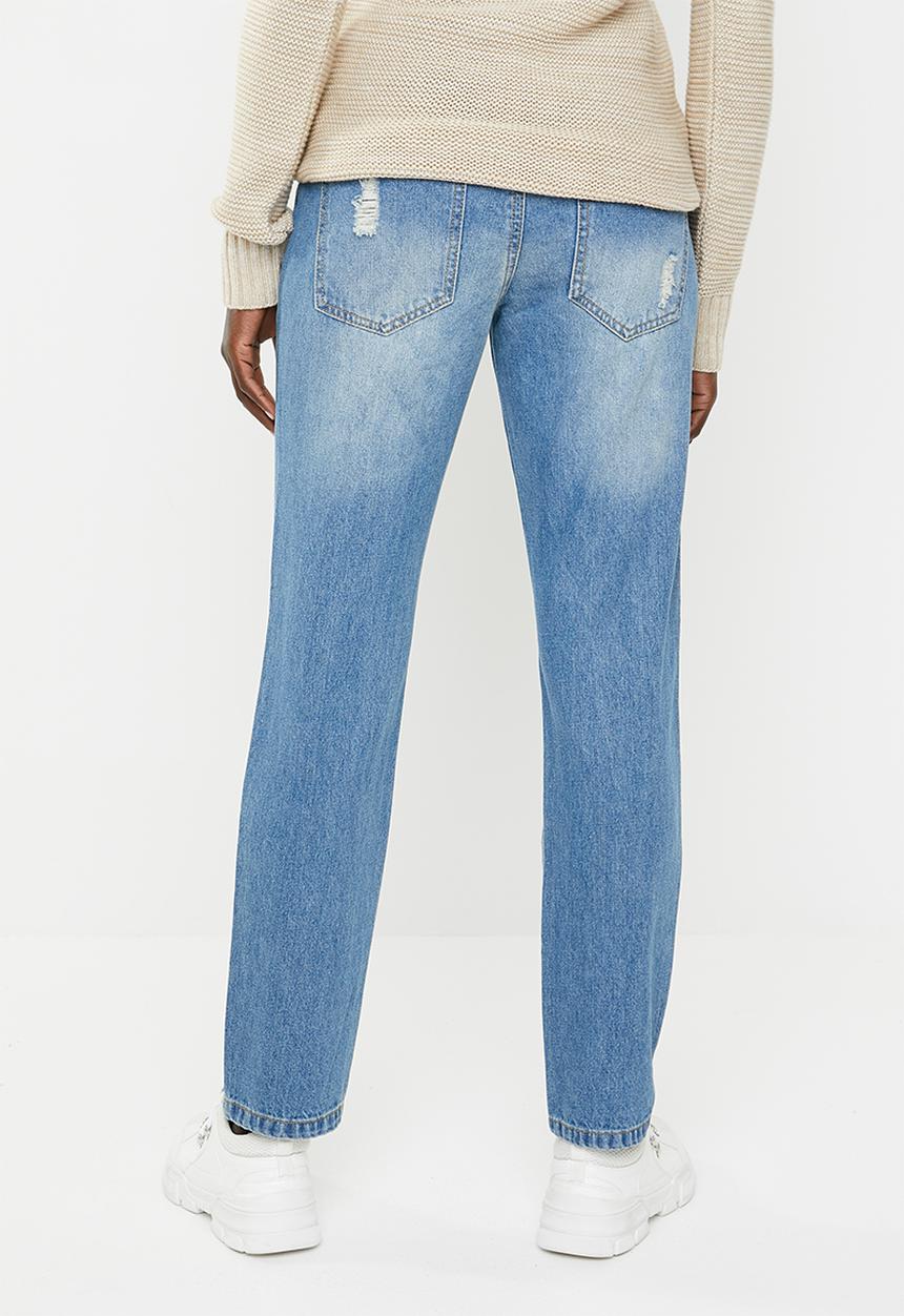 Jacqueline de Yong - Jazz boyfriend jeans - blue
