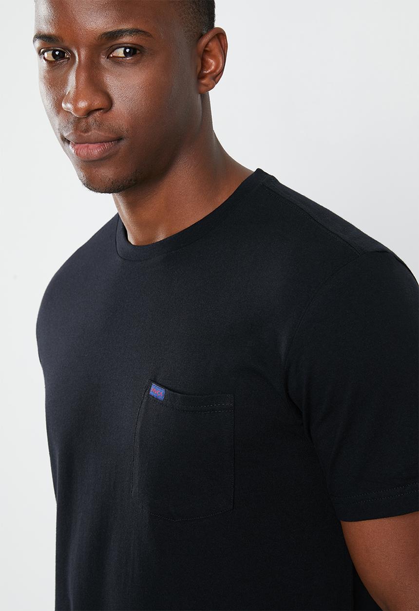 RVCA - Colour label short sleeve tee - black