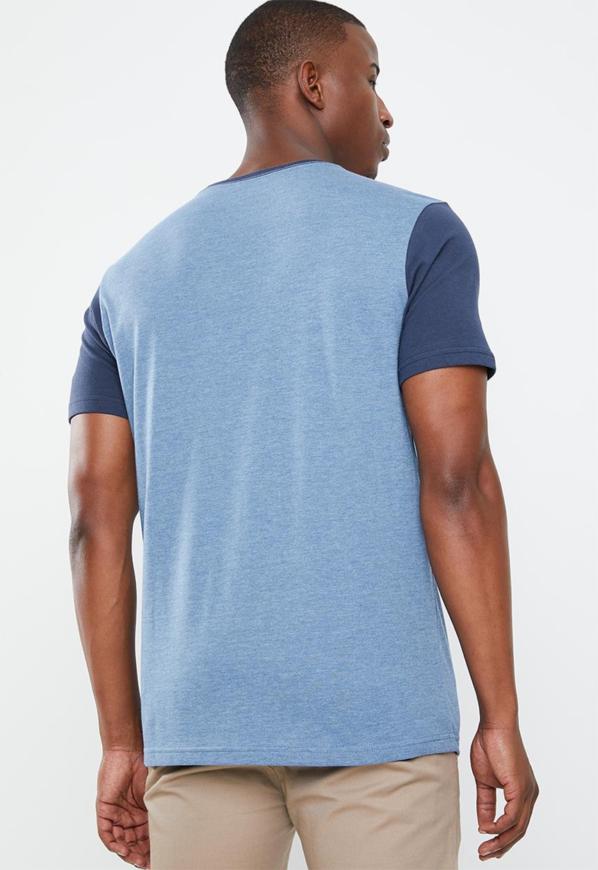 RVCA - Pick up II short sleeve tee - navy & blue