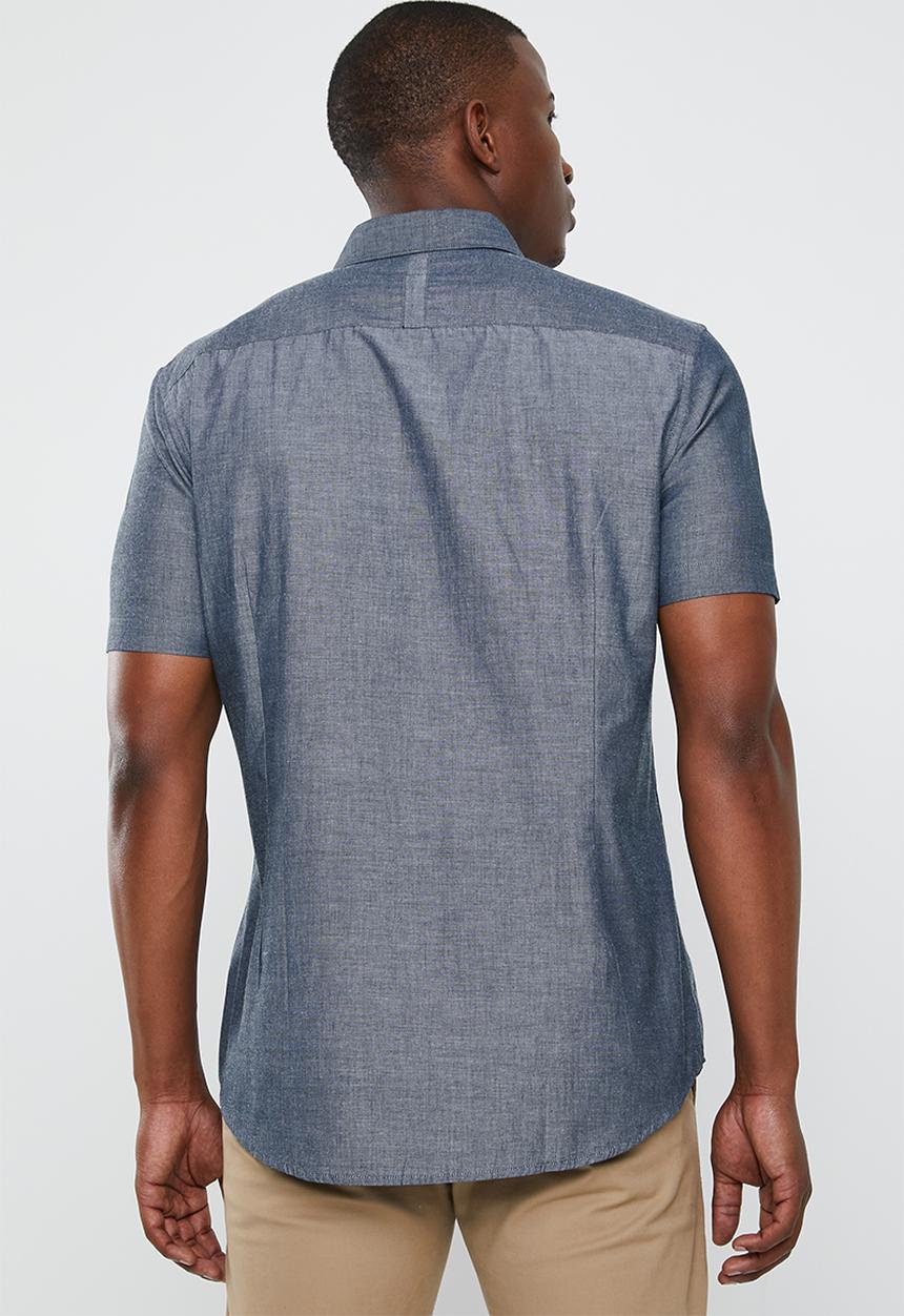 STYLE REPUBLIC - Gentlemen short sleeve shirt - blue