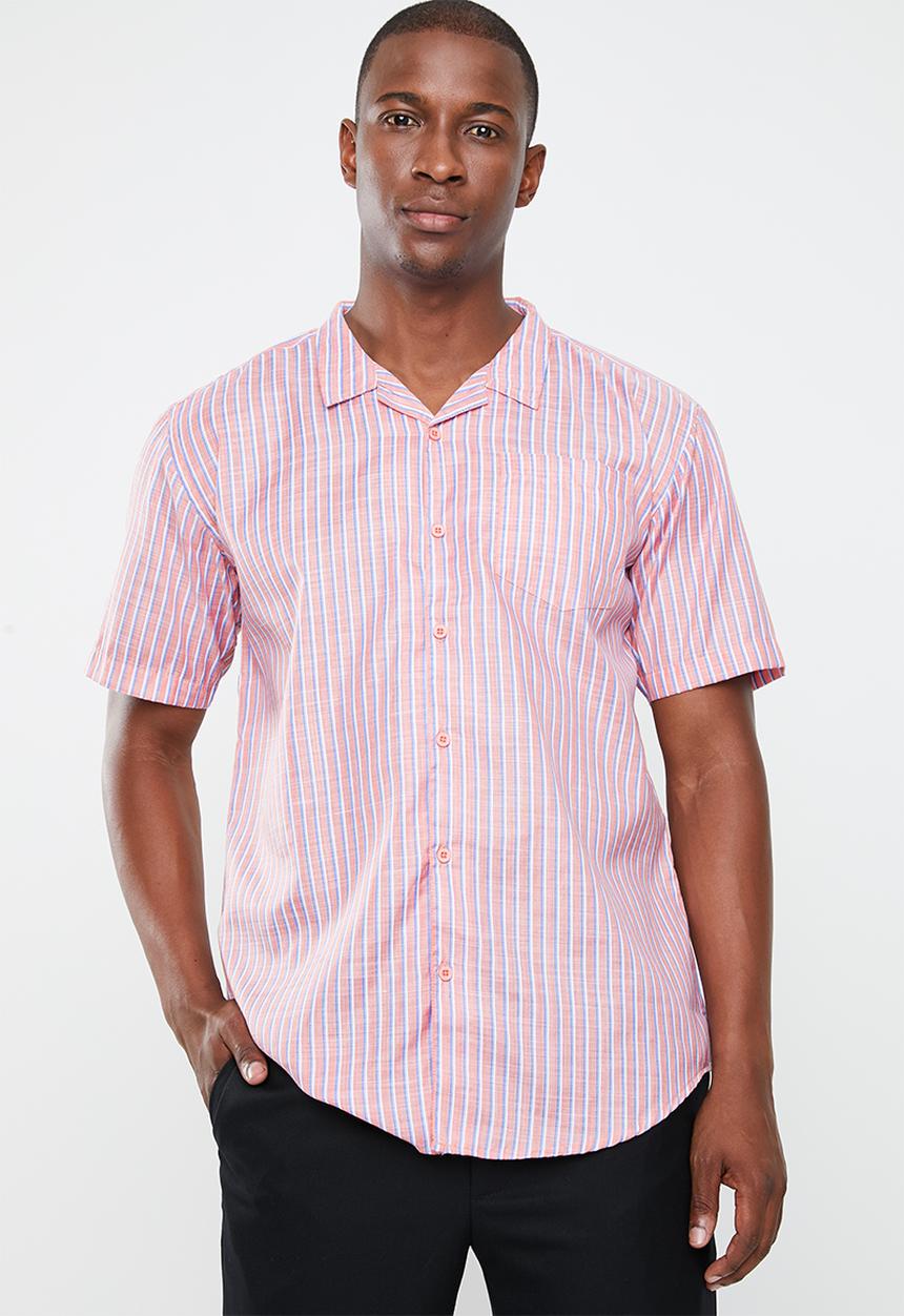 STYLE REPUBLIC - Rhythm striped short sleeve shirt - multi