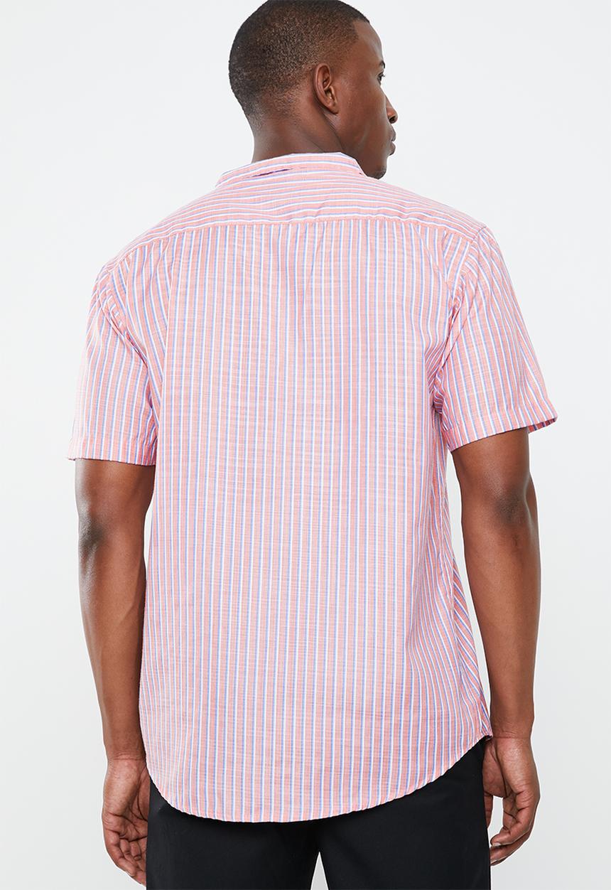 STYLE REPUBLIC - Rhythm striped short sleeve shirt - multi