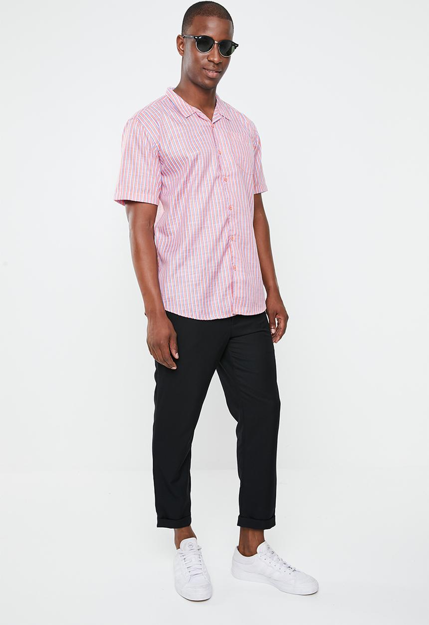 STYLE REPUBLIC - Rhythm striped short sleeve shirt - multi