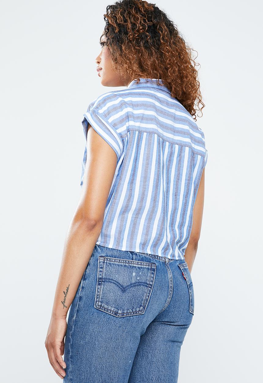Forever21 - Stripe shirt - blue