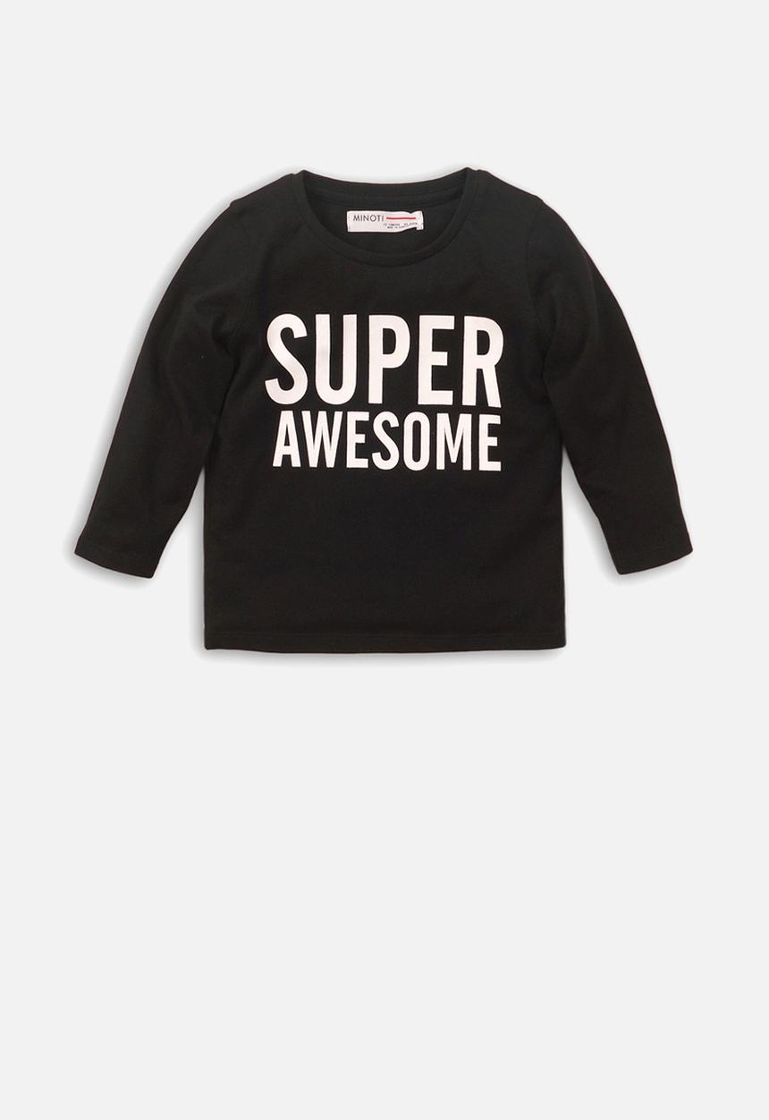 MINOTI - Super awesome graphic tee - black