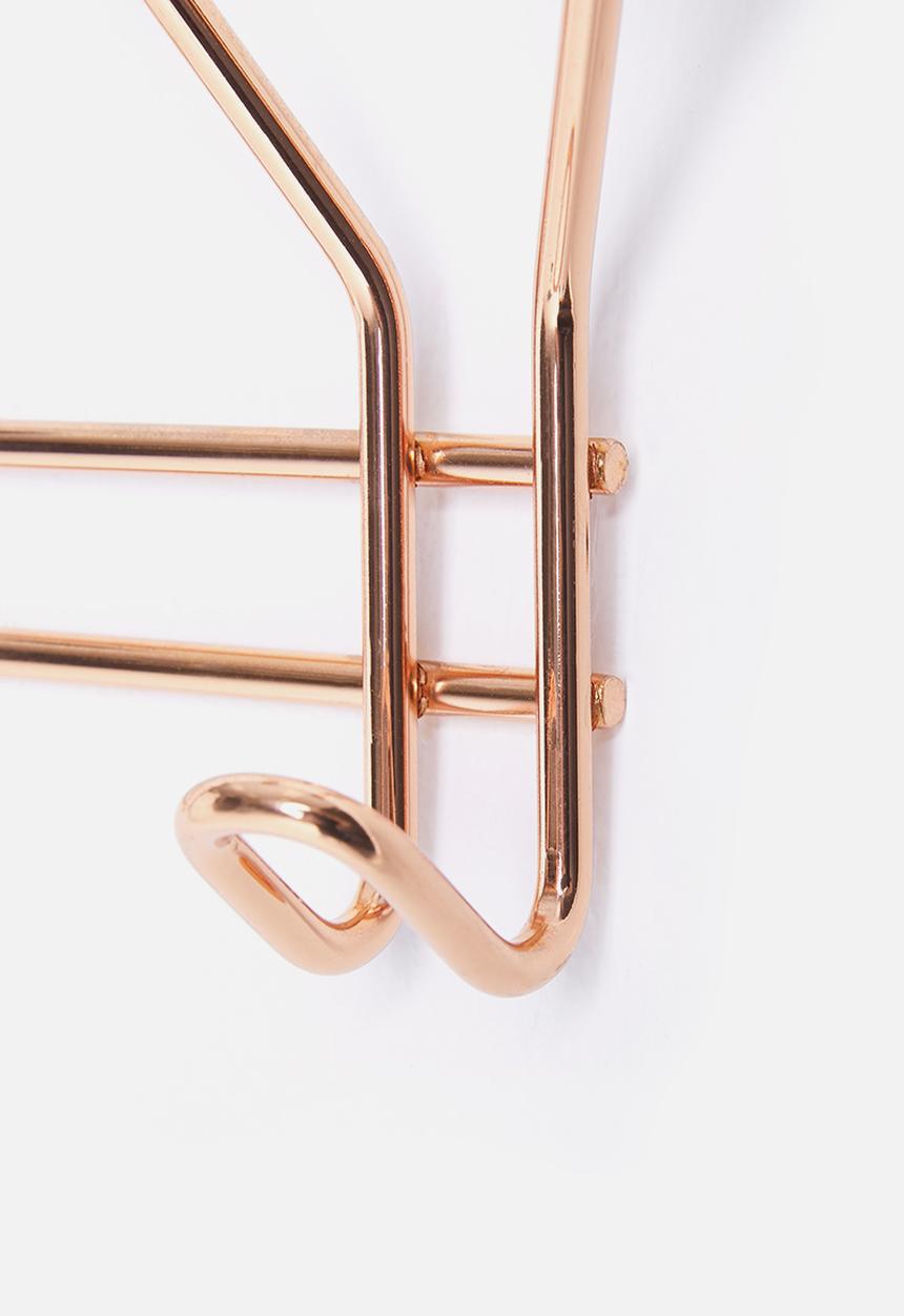 Present Time - Hat rack jupiter copper with black balls