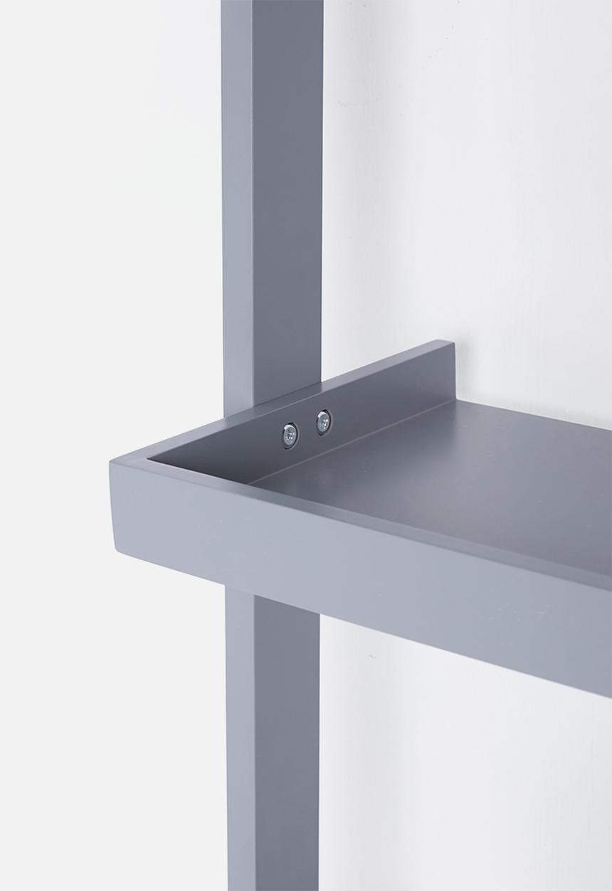 Sixth Floor - Alva bookshelf narrow - grey