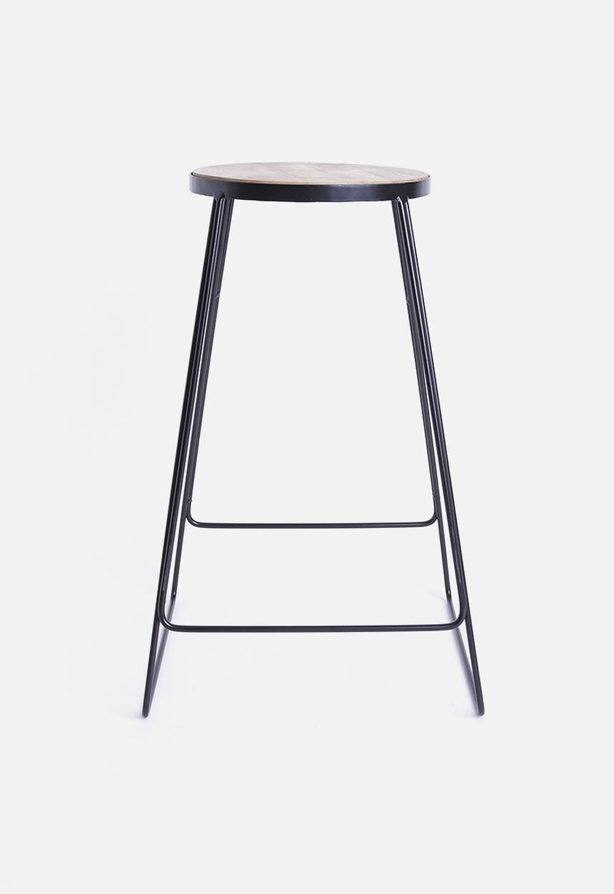 Sixth Floor - Zoya barstool - black