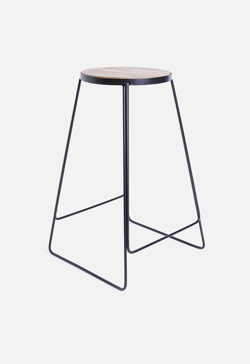 Sixth Floor - Zoya barstool - black