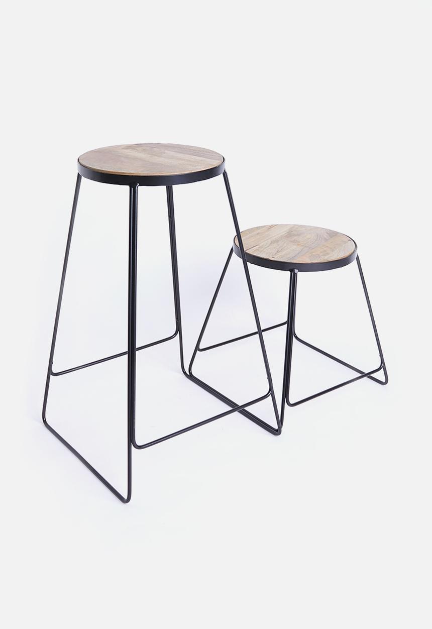 Sixth Floor - Zoya barstool - black