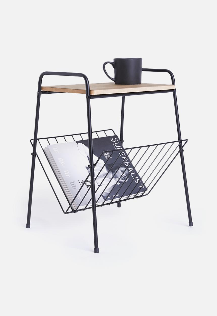 Present Time - Side table with rack - small