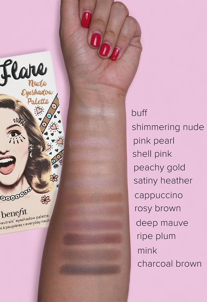 Benefit Cosmetics - Vanity flare nude eyeshadow palette