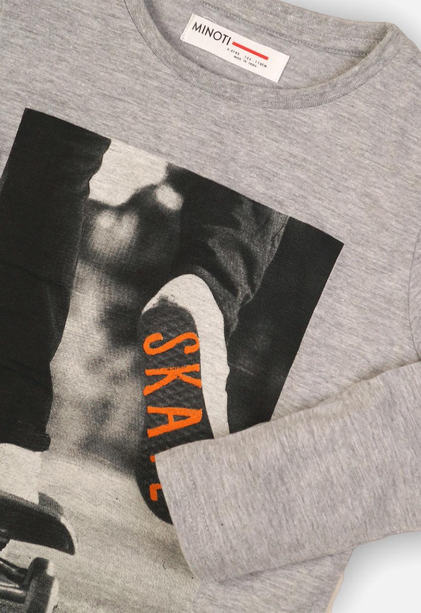 MINOTI - Skate graphic tee - grey