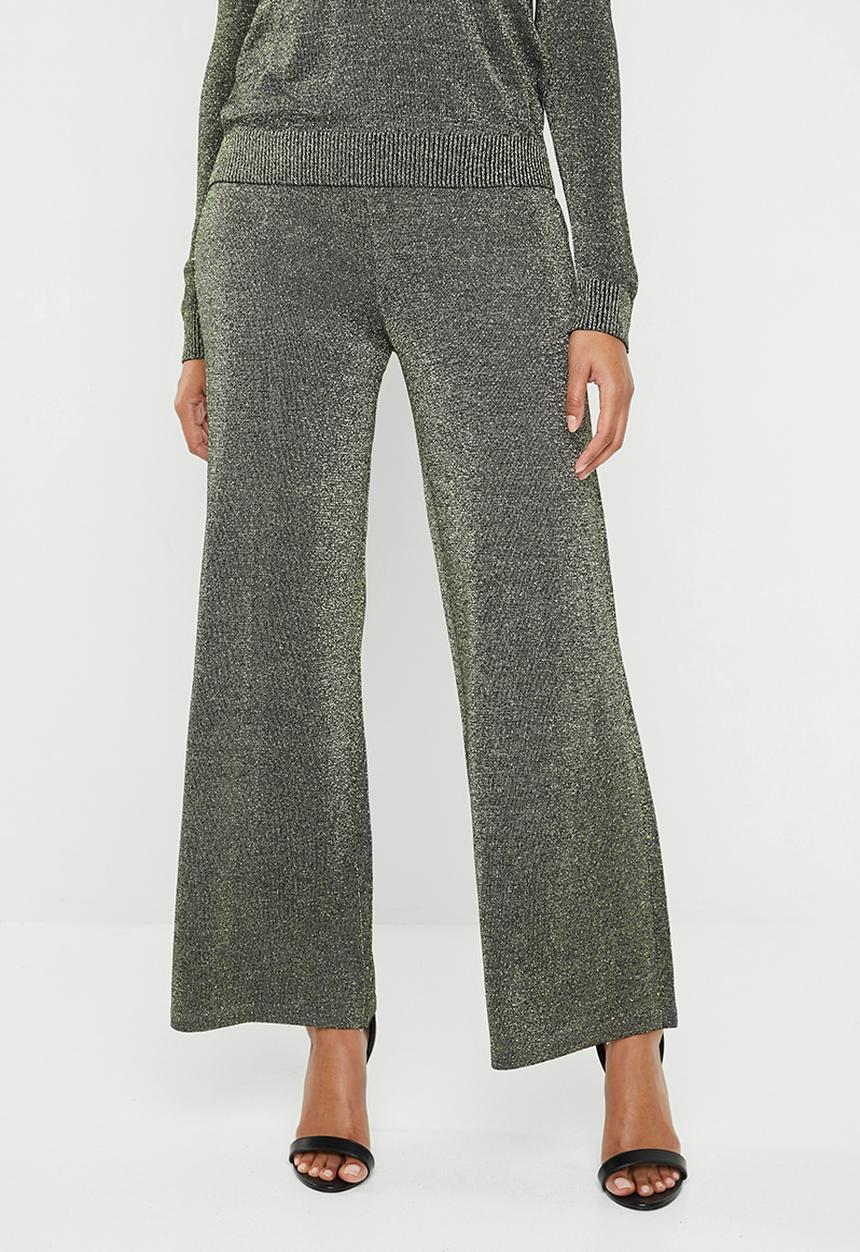 Noisy May - Alex nw knit pant 7 - black