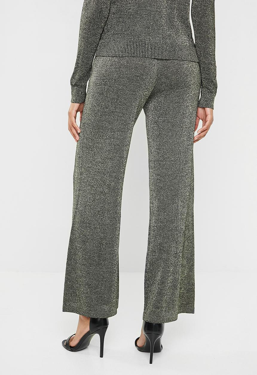 Noisy May - Alex nw knit pant 7 - black