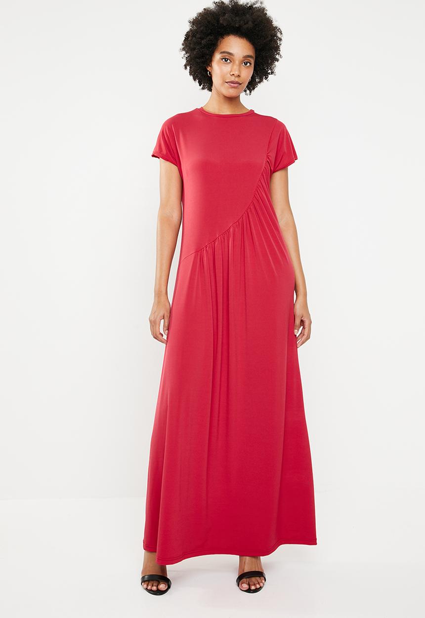 STYLE REPUBLIC - Ruched detail dress - red