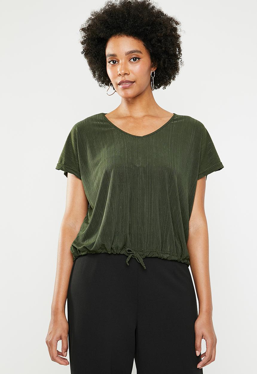 Superbalist - Drawcord tee - khaki
