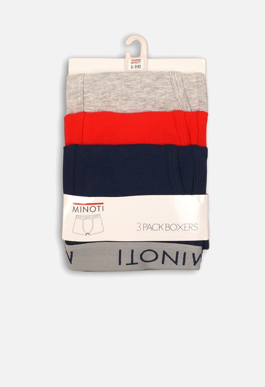 MINOTI - 3 pack boxer set - multi 