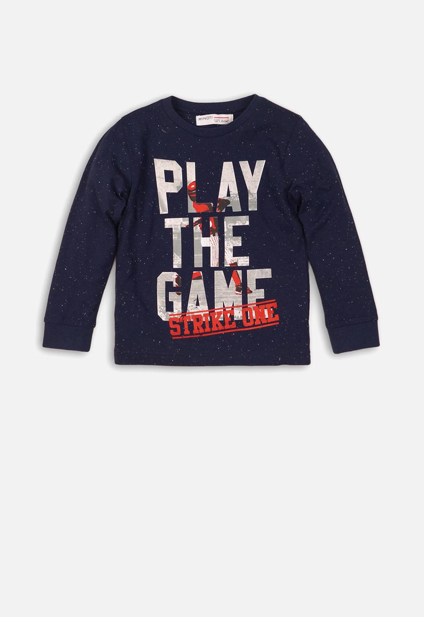 MINOTI - Play the game long sleeve top - navy