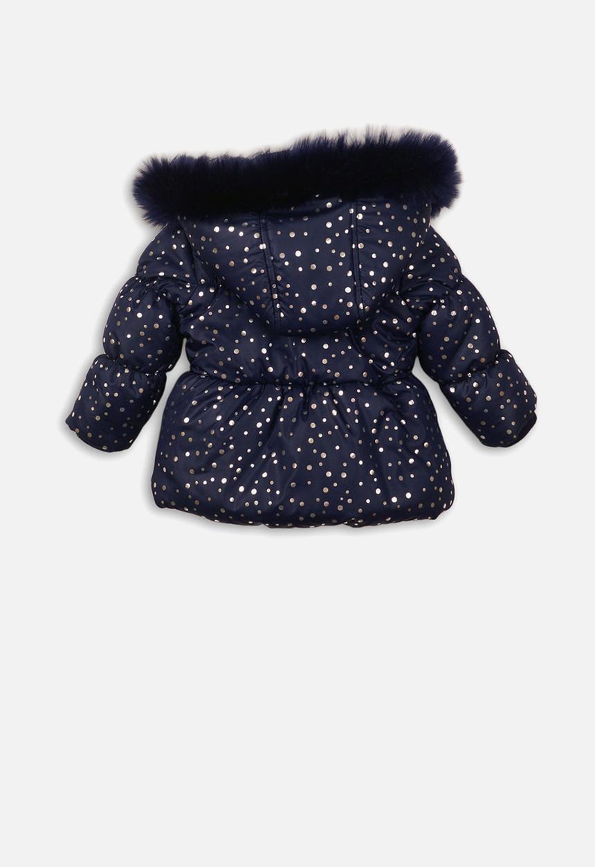 MINOTI - Girls foil coat - navy