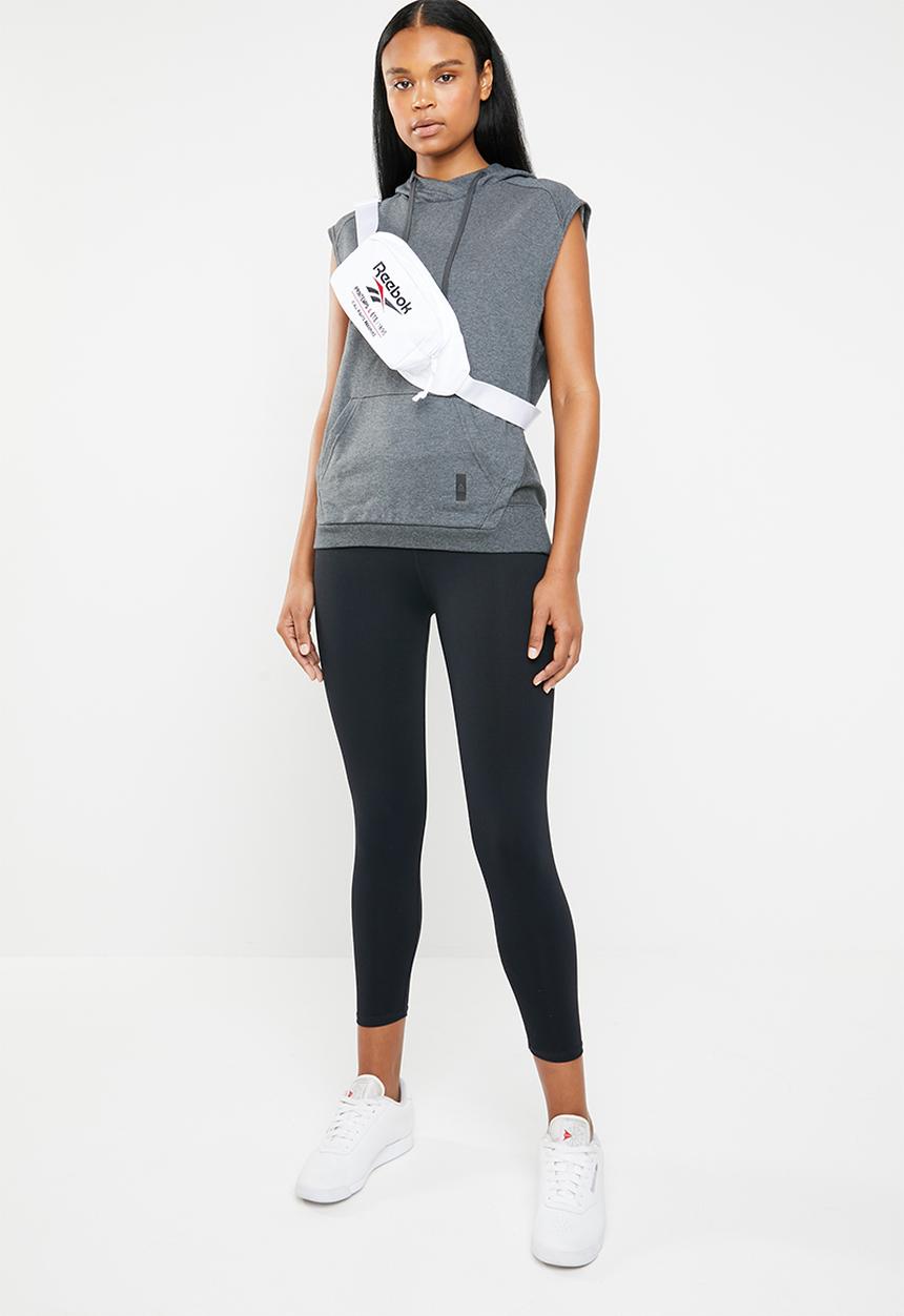 Reebok - Combat legacy sleeveless hoodie - grey