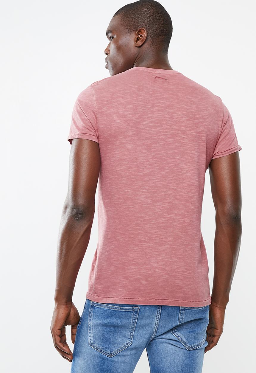 STYLE REPUBLIC - Soft pocket tee - red