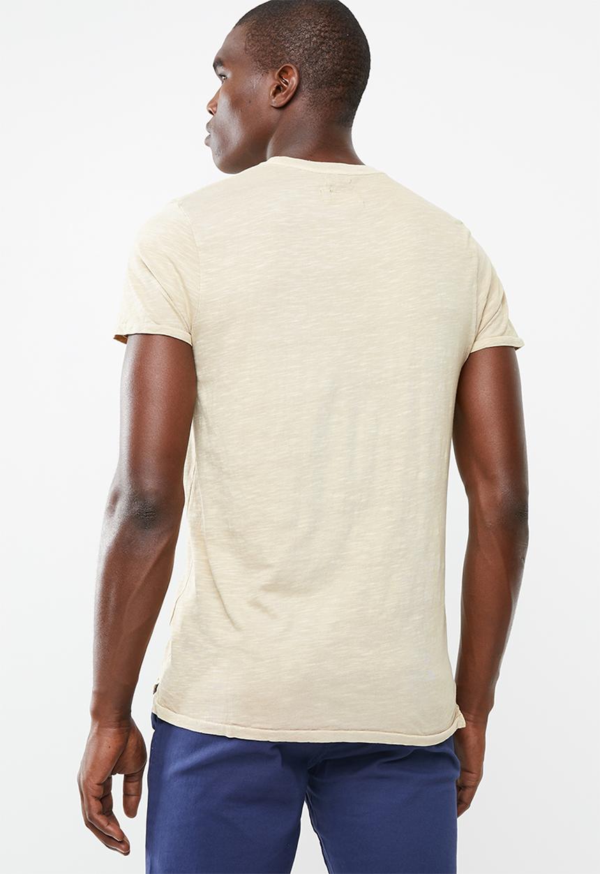 STYLE REPUBLIC - Soft pocket tee - beige
