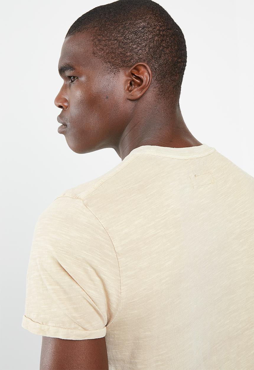 STYLE REPUBLIC - Soft pocket tee - beige