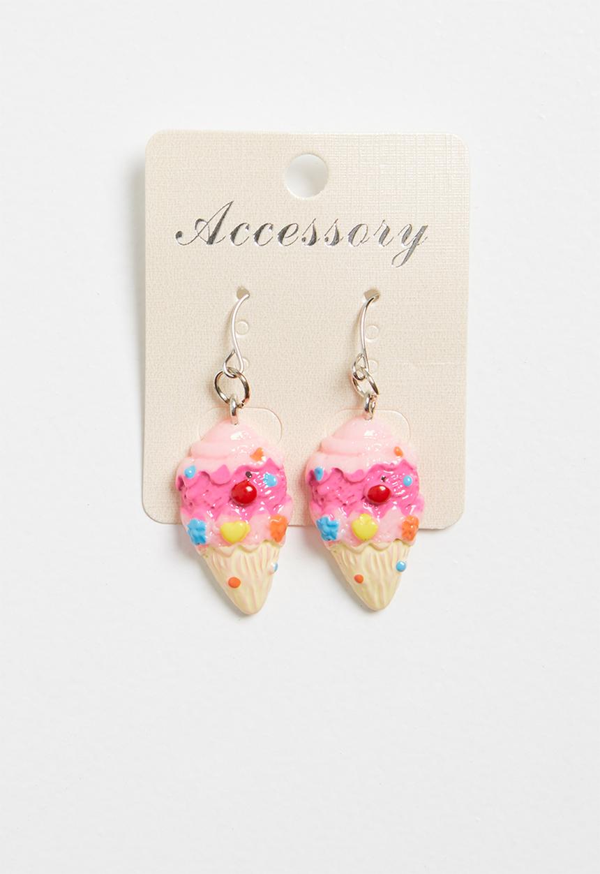 Pop Candy - Ice-cream earrings - pink