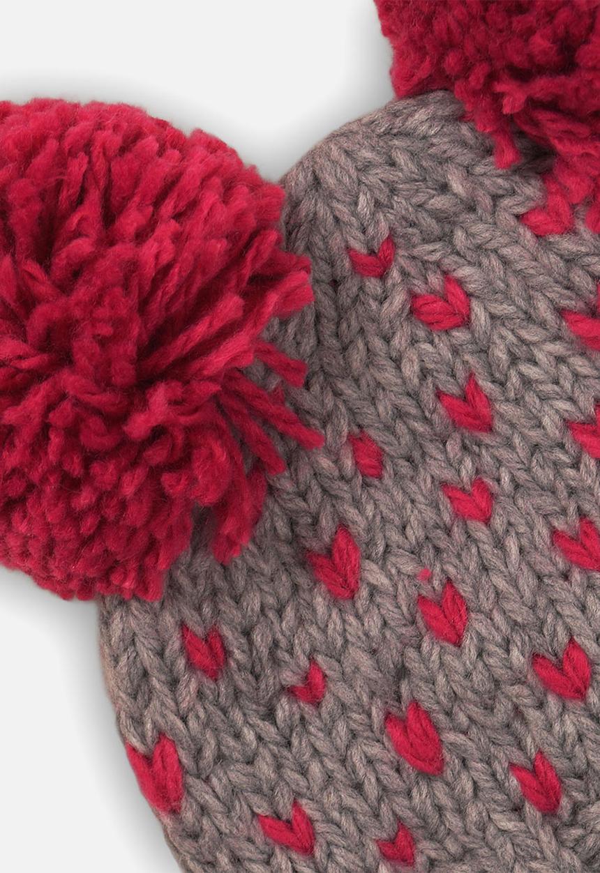 MINOTI - Knitted hat - grey