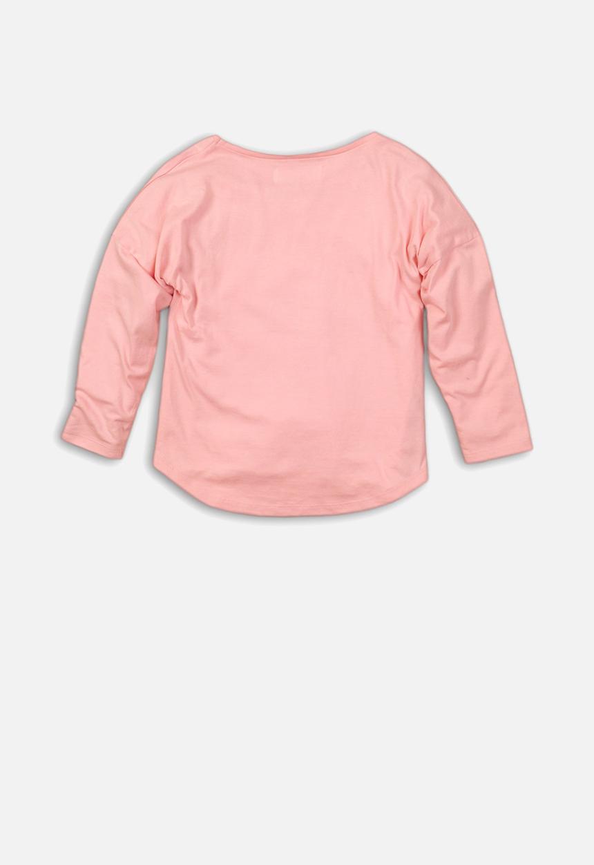 MINOTI - Girls long sleeve top - pink