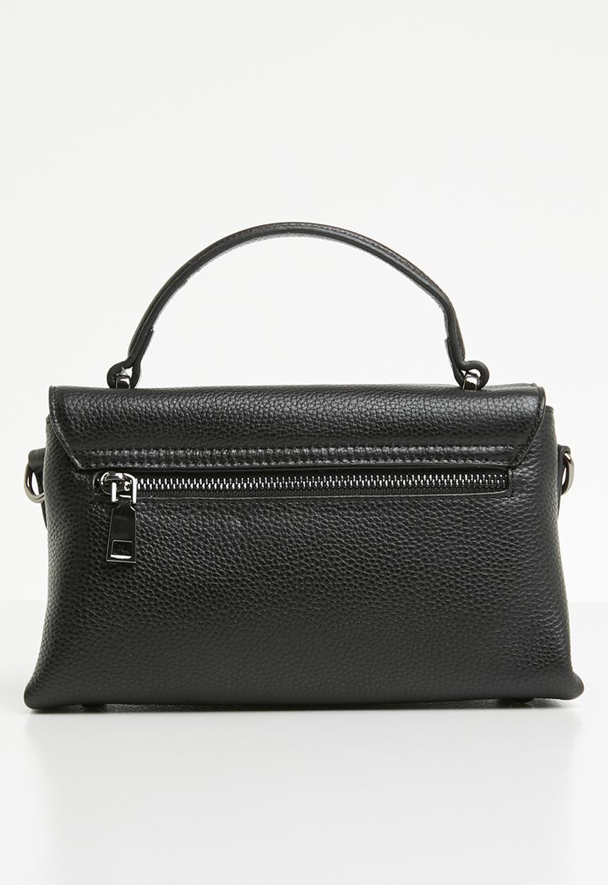 STYLE REPUBLIC - Leather chain detail tote - black