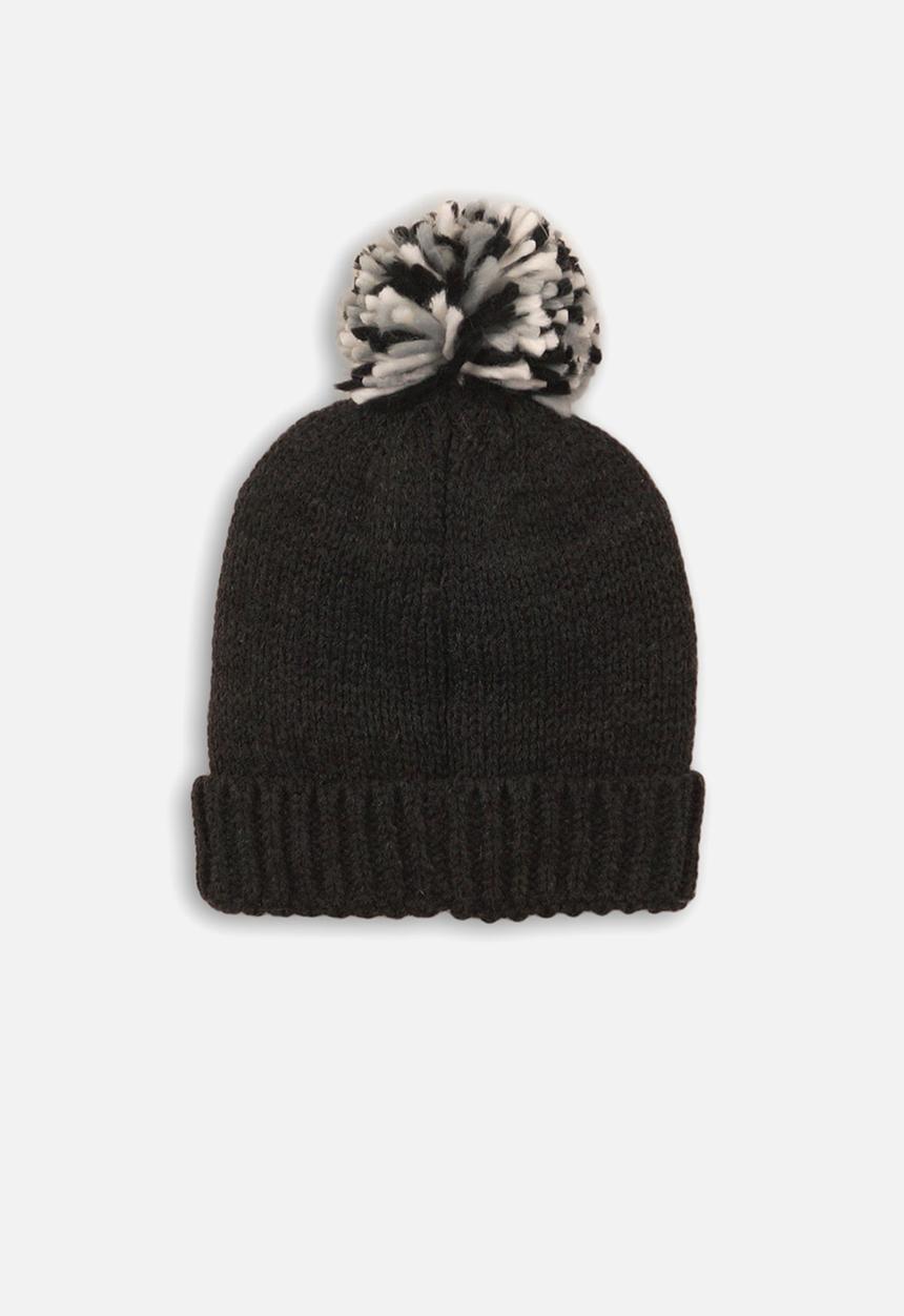 MINOTI - Knitted hat - charcoal