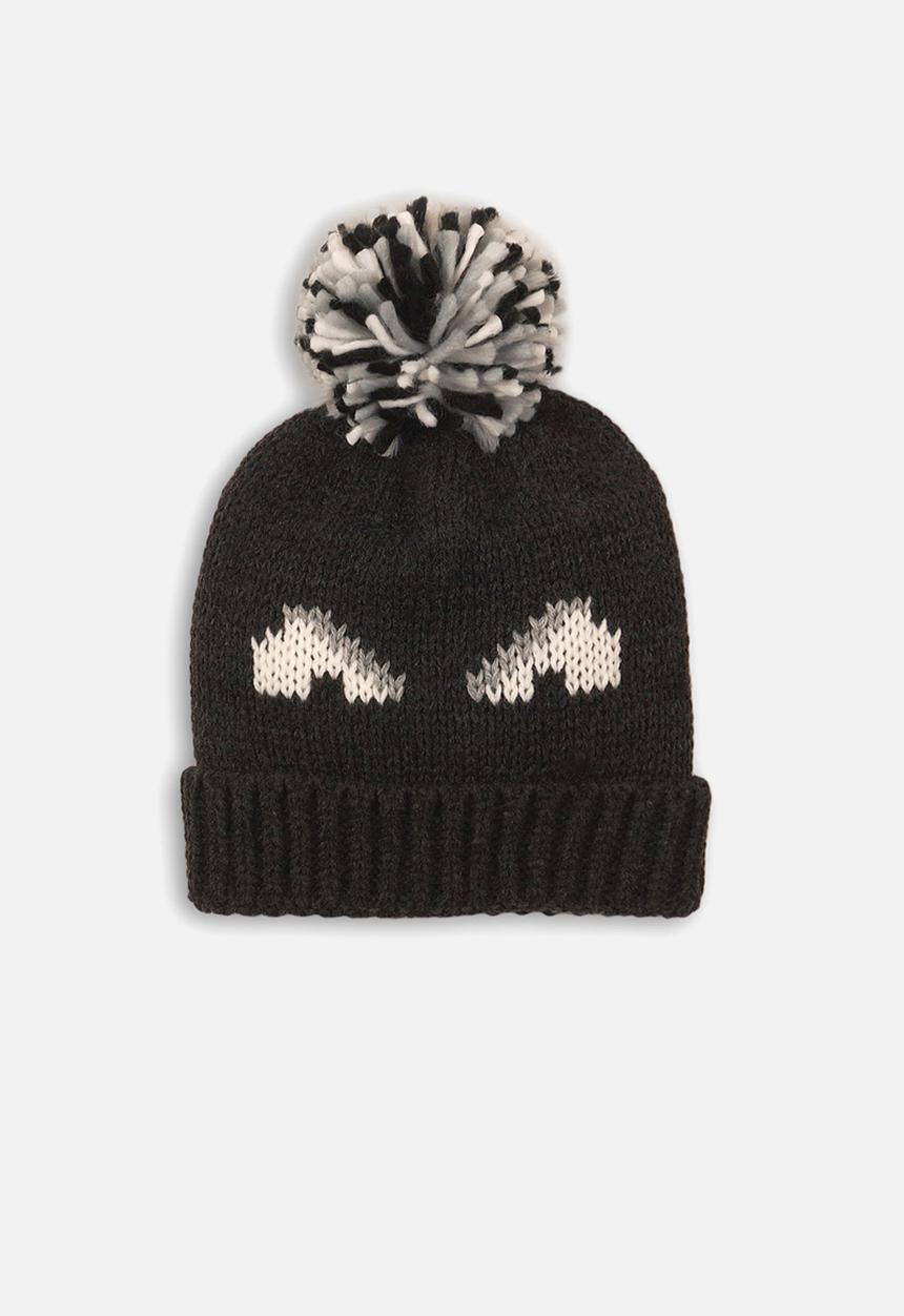 MINOTI - Knitted hat - charcoal