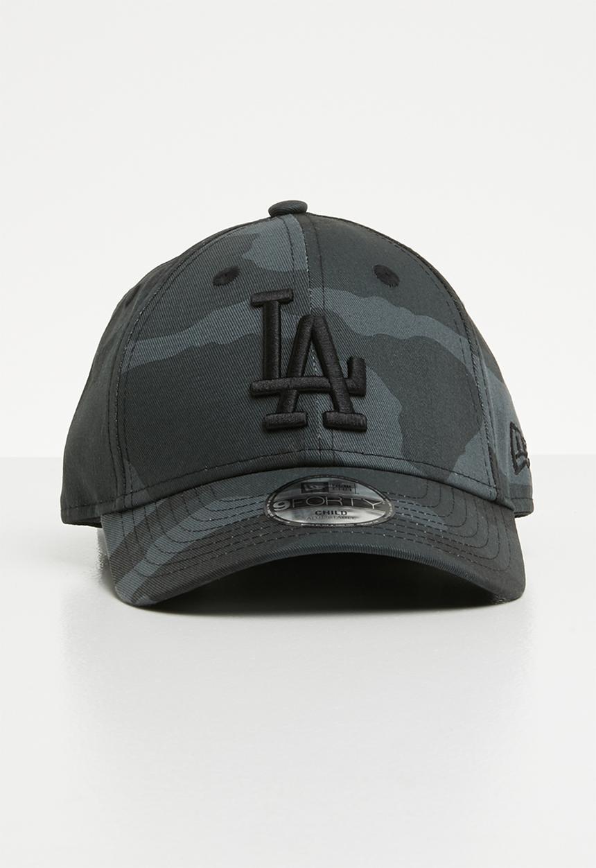 New Era - Kids camo los angeles dodgers trucker cap - grey