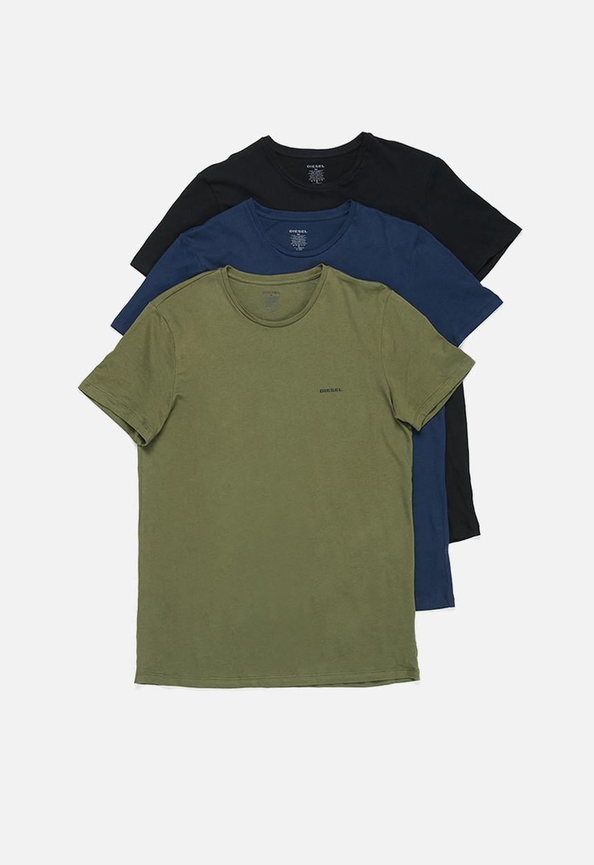 Diesel  - Jake crew neck 3 pack tees - multi