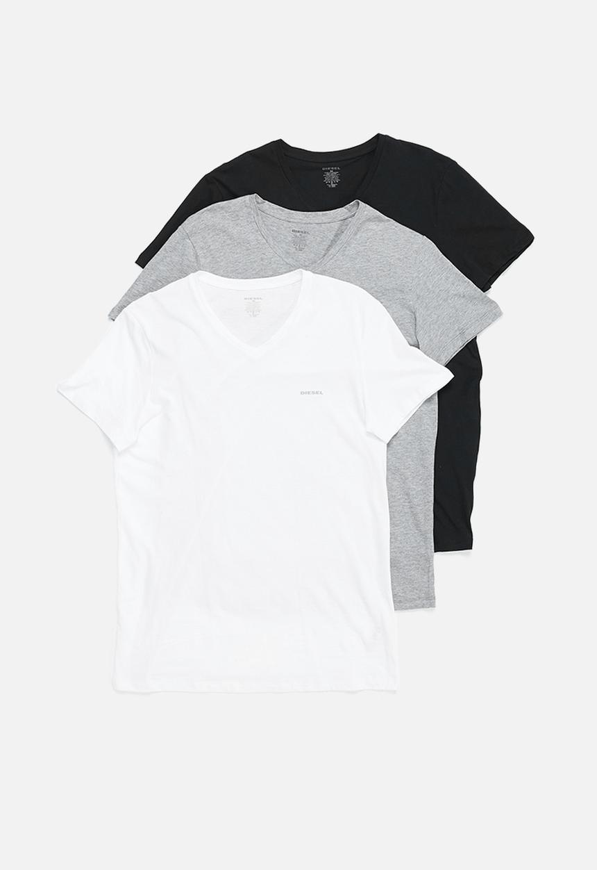 Diesel  - Jake V-neck 3 pack tees - multi