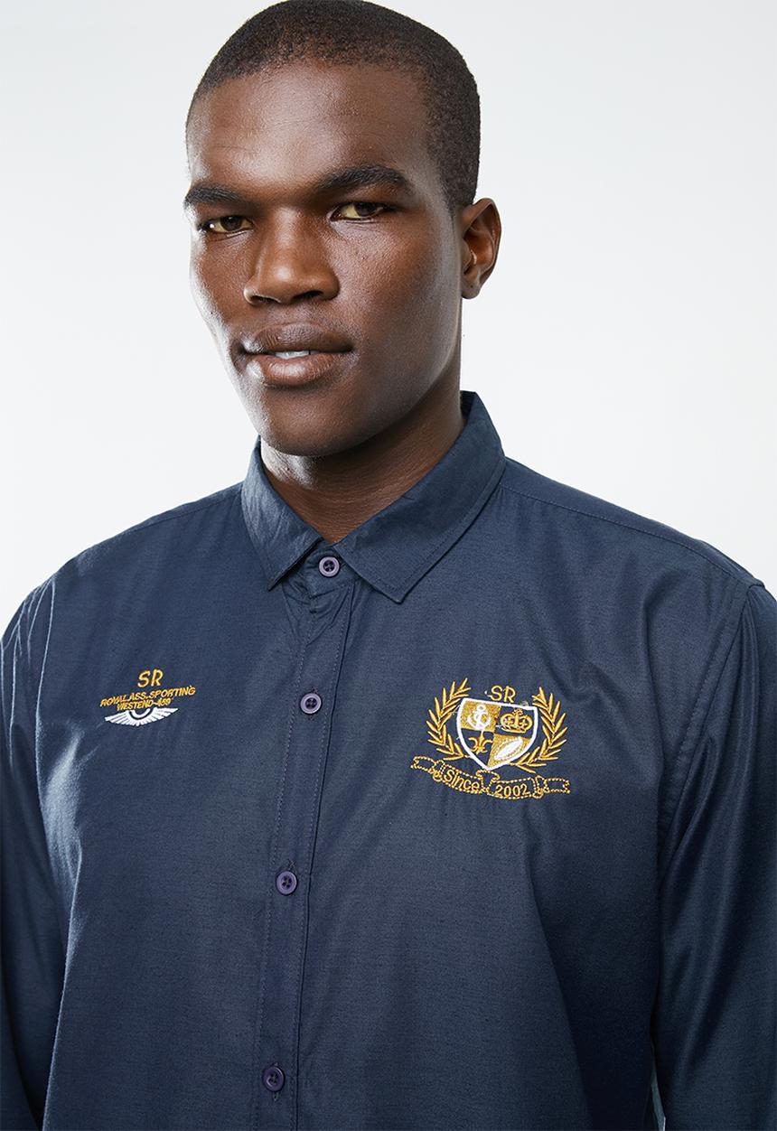 STYLE REPUBLIC - MVP Long sleeve shirt - navy 