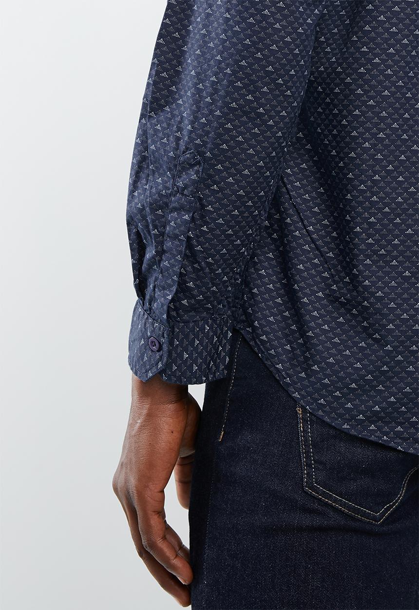 STYLE REPUBLIC - Pyramid print shirt - navy 