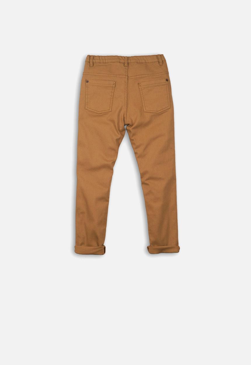 MINOTI - Boys slub twill pant - rust