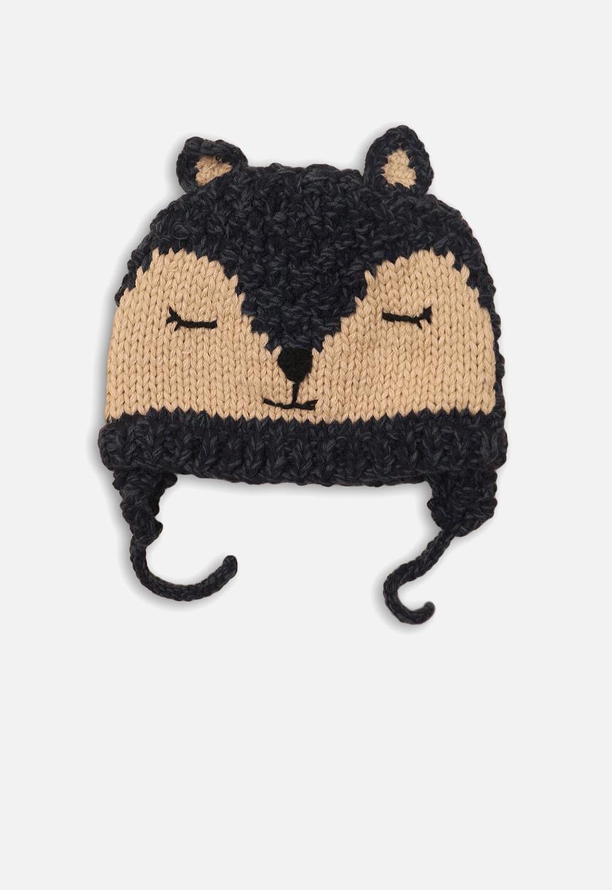 MINOTI - Knitted hat - navy & beige
