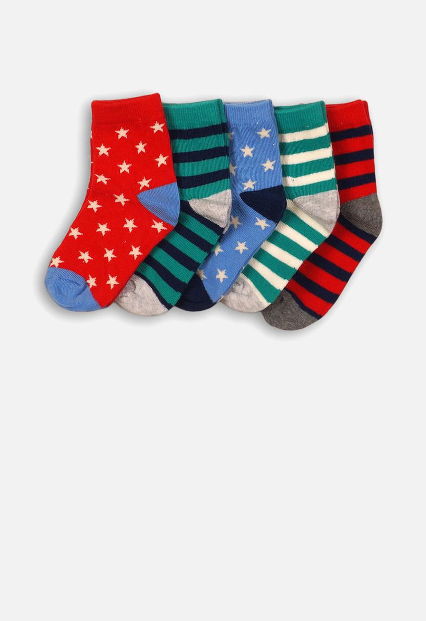 MINOTI - 5 Pack ankle socks - multi 