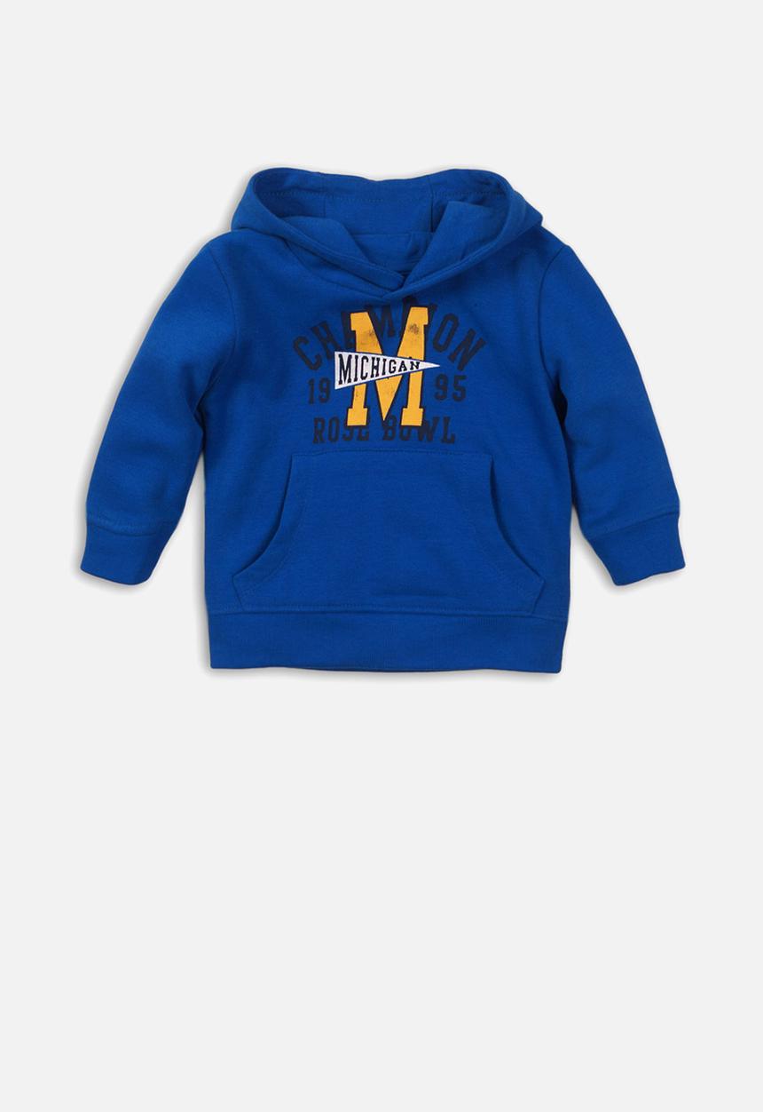 MINOTI - Baby boys hooded top - blue