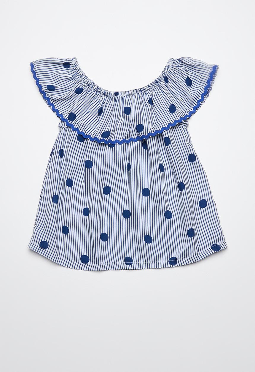 Superbalist - Kids circus woven top - blue