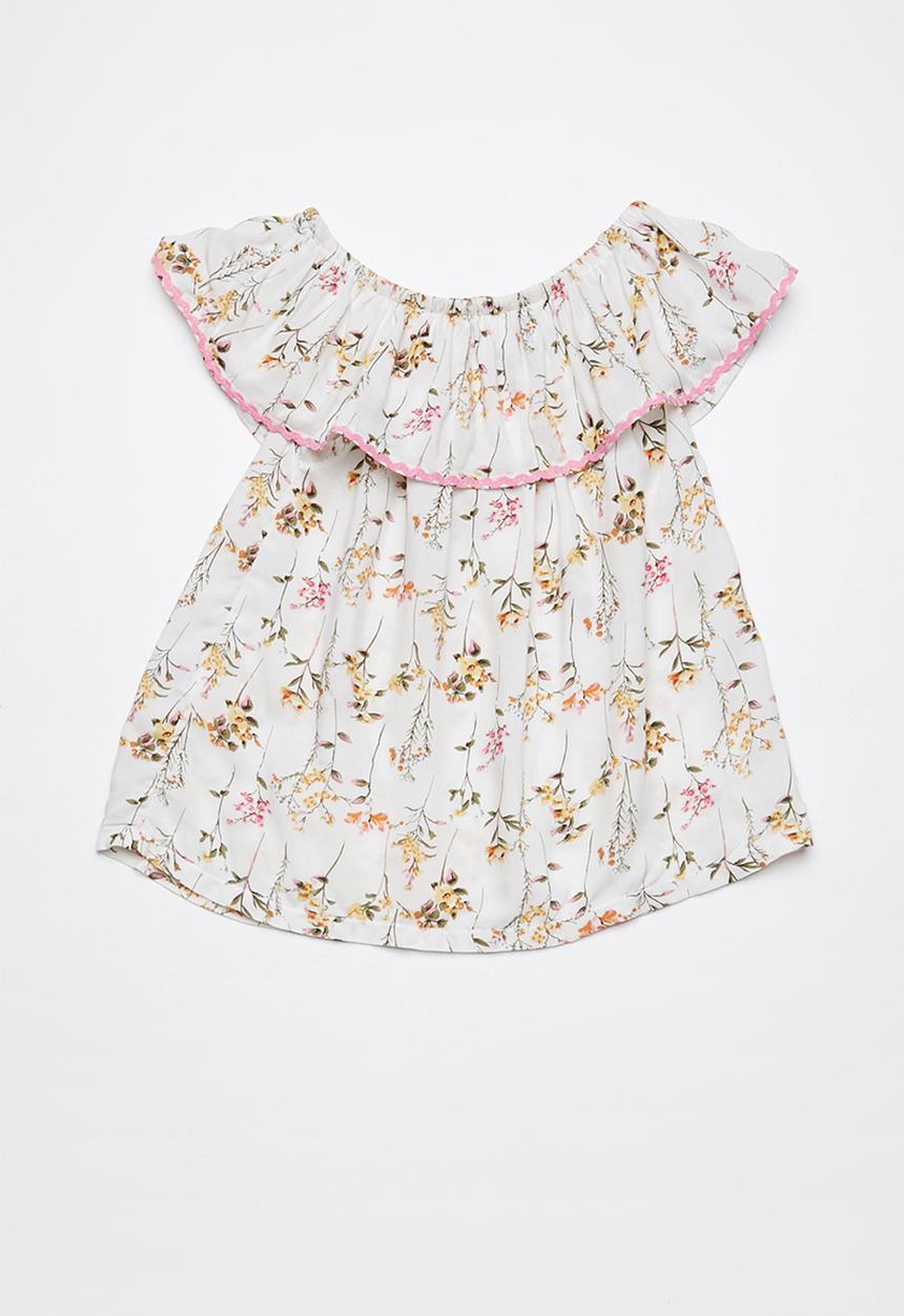 Superbalist - Kids circus woven top - floral multi