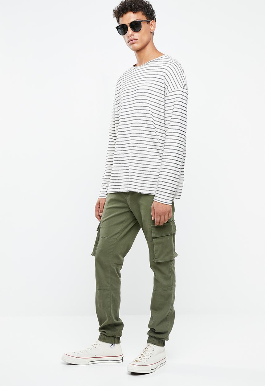 Only & Sons - Stage cargo cuffed jogger - khaki