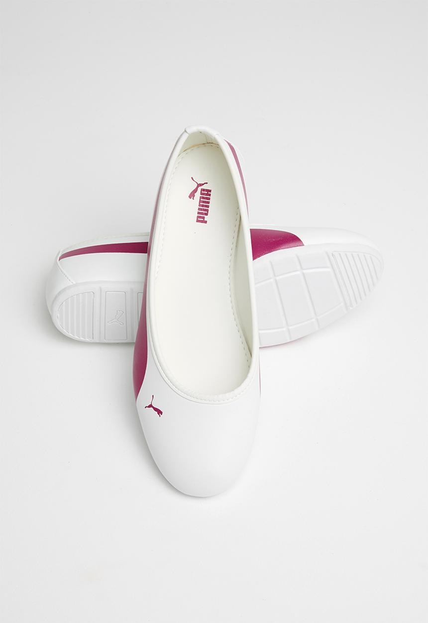 PUMA - Basic ballerina pumps - white
