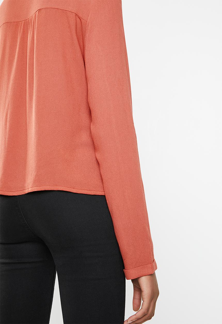 Superbalist - Boho button front blouse - rust